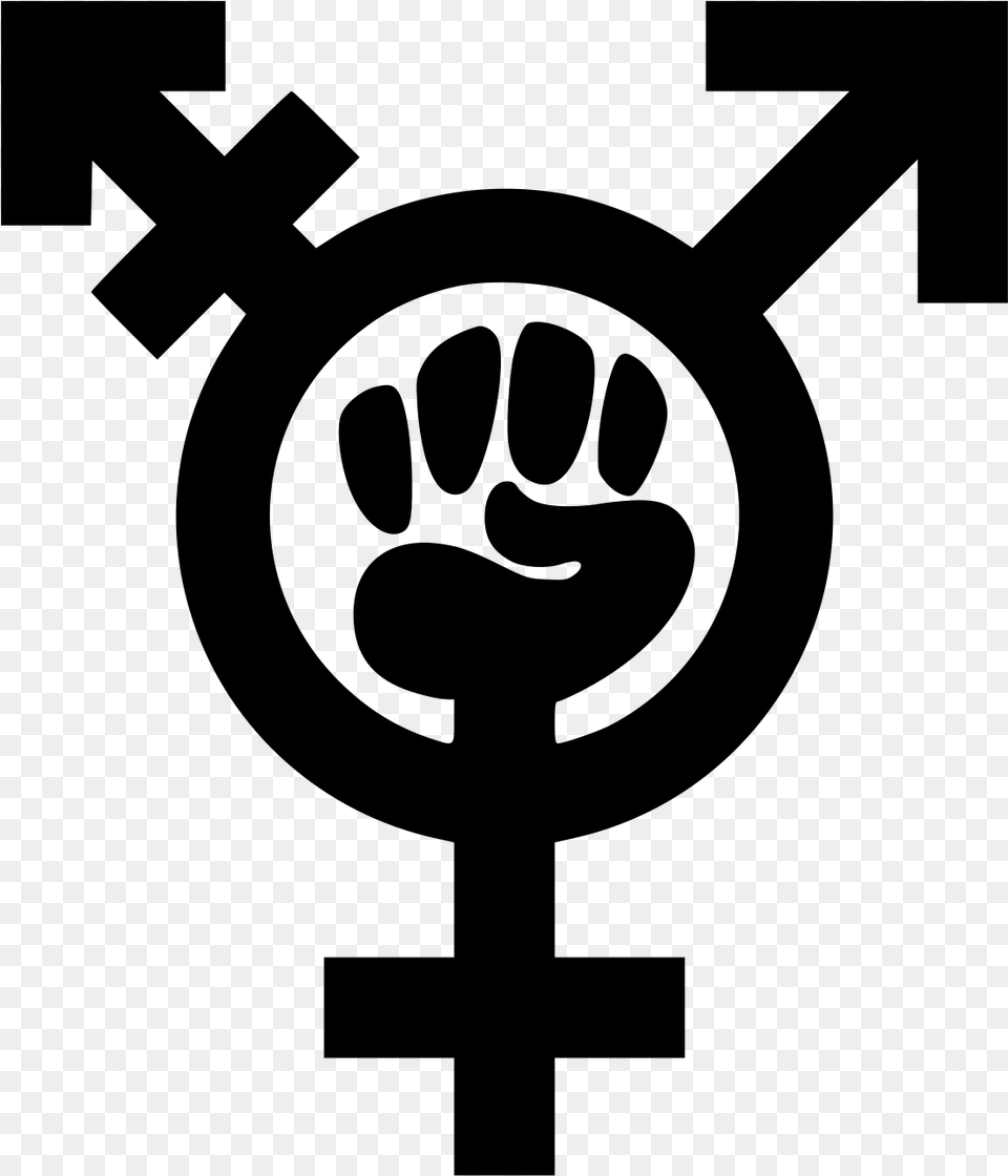 Woman Symbol, Gray Free Png Download