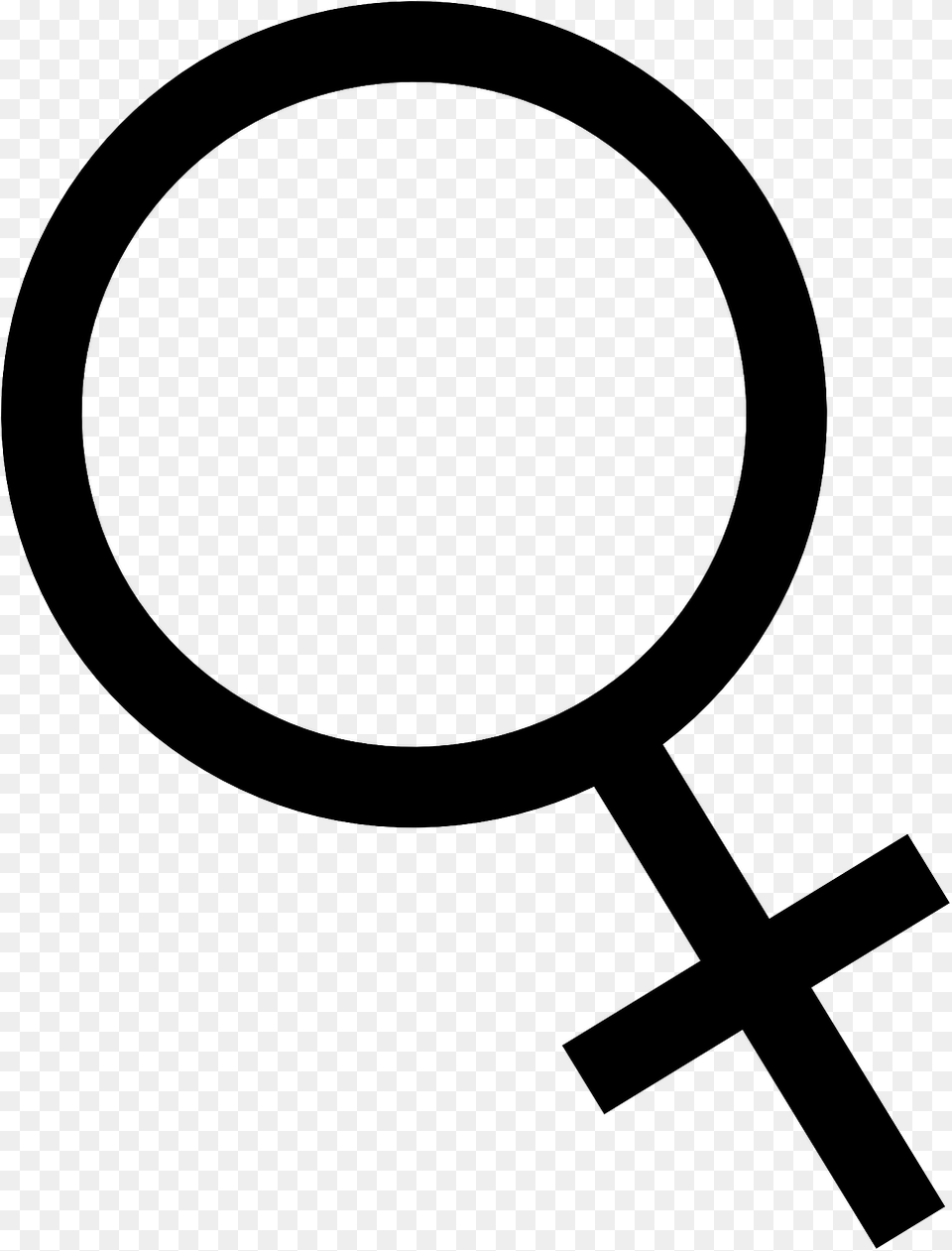 Woman Symbol, Gray Png