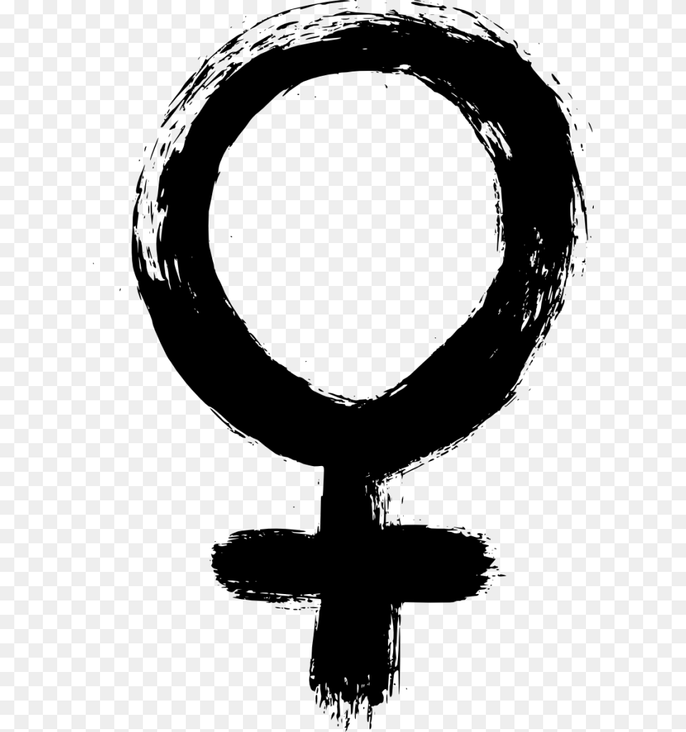 Woman Symbol, Gray Free Png