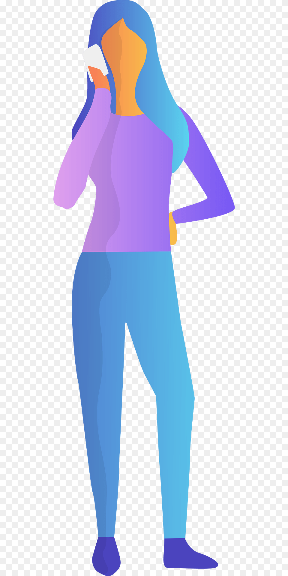 Woman Talking Clipart, Pants, Sleeve, Clothing, Long Sleeve Free Png