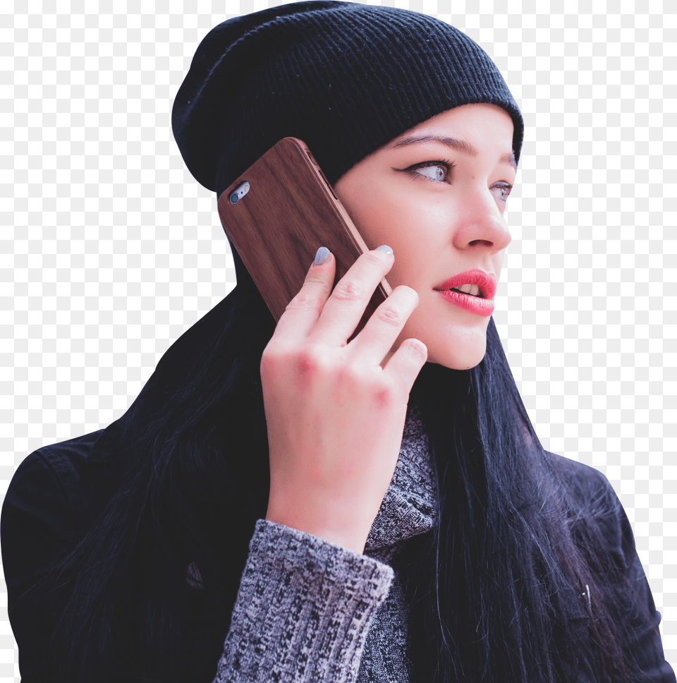 Woman Talking Talking On Phone Free Png