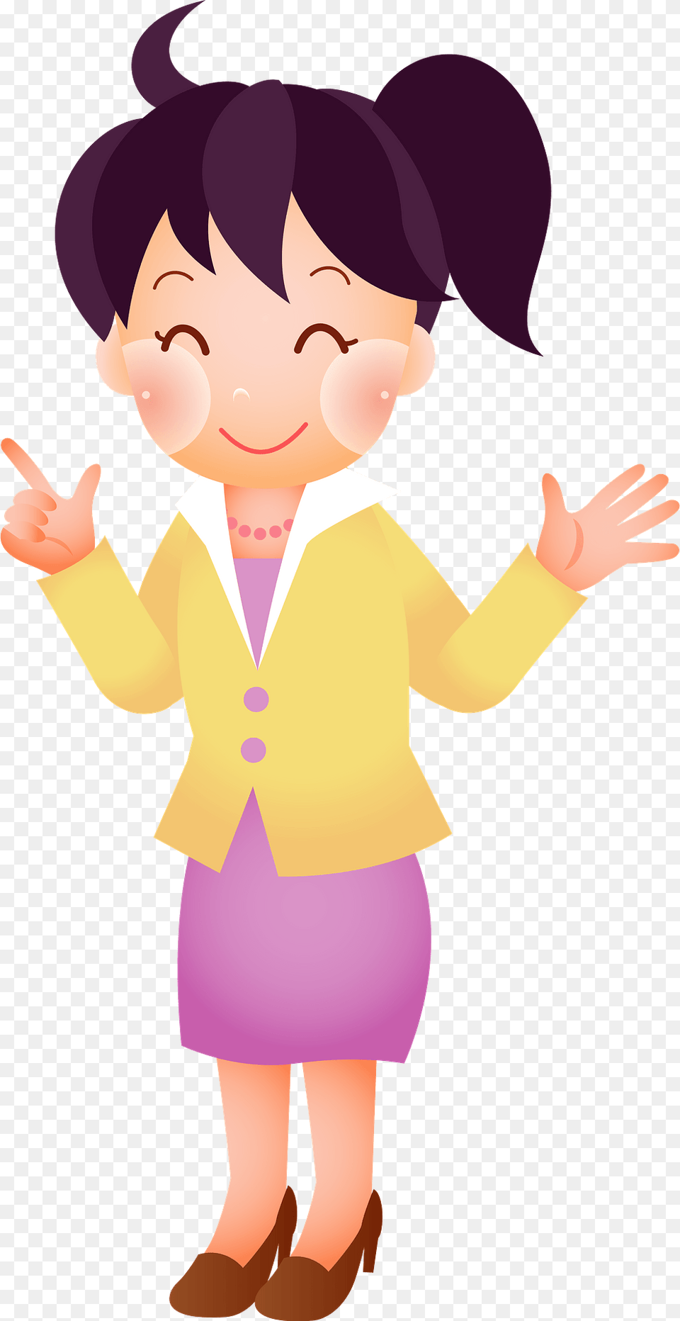 Woman Teacher Clipart, Baby, Person, Face, Head Png Image