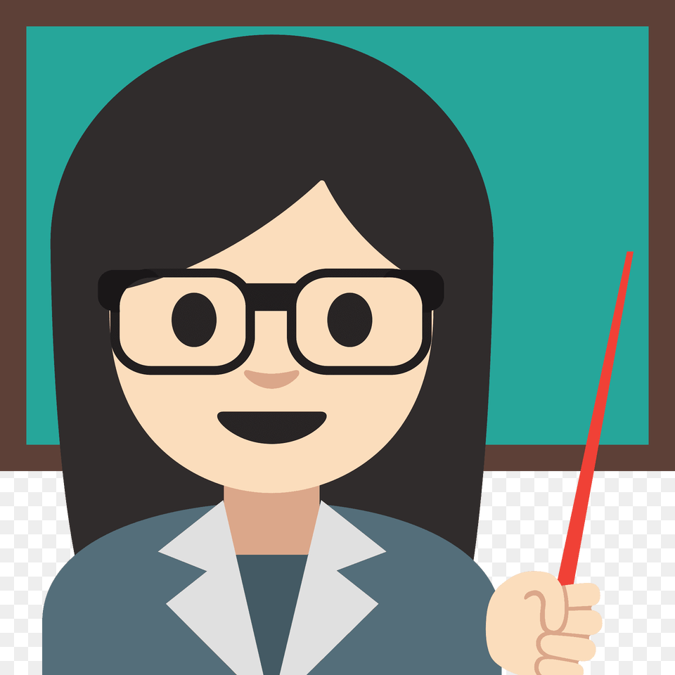 Woman Teacher Emoji Clipart, Accessories, Glasses, Person, Hand Free Png Download