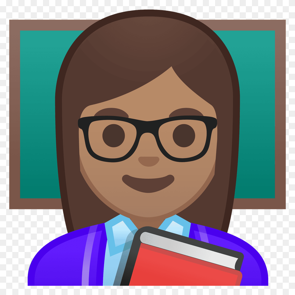 Woman Teacher Emoji Clipart, Accessories, Face, Glasses, Head Free Png Download