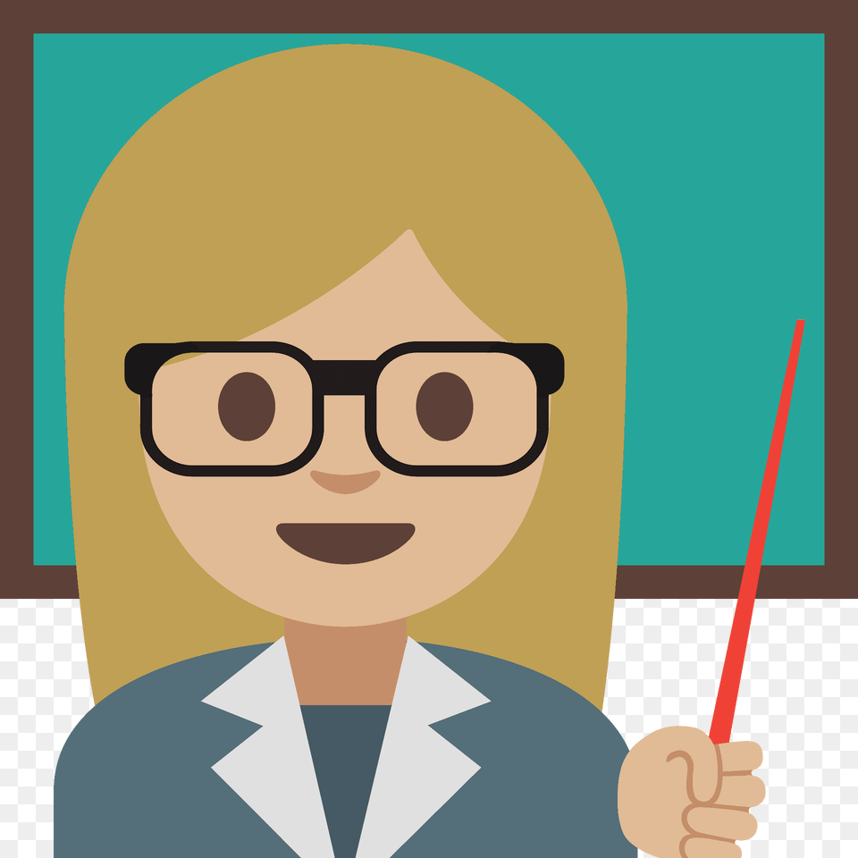 Woman Teacher Emoji Clipart, Accessories, Person, Hand, Glasses Free Png