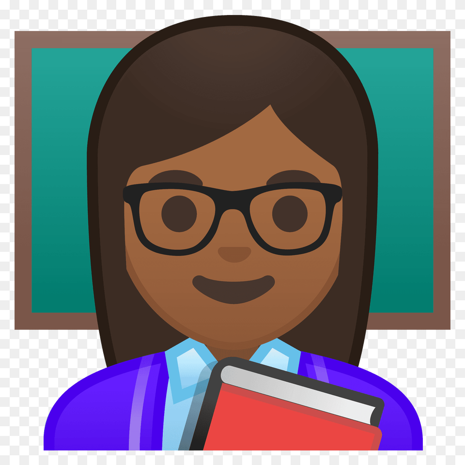 Woman Teacher Emoji Clipart, Accessories, Face, Glasses, Head Free Png