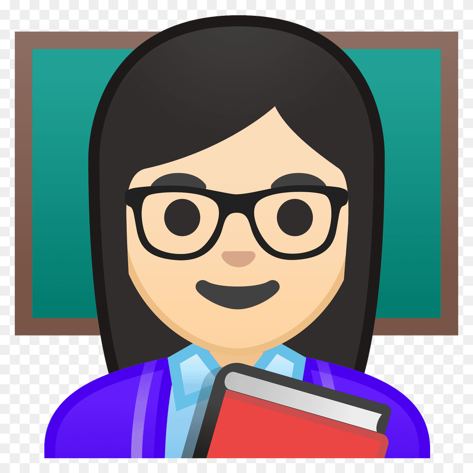 Woman Teacher Emoji Clipart, Accessories, Portrait, Photography, Person Free Png