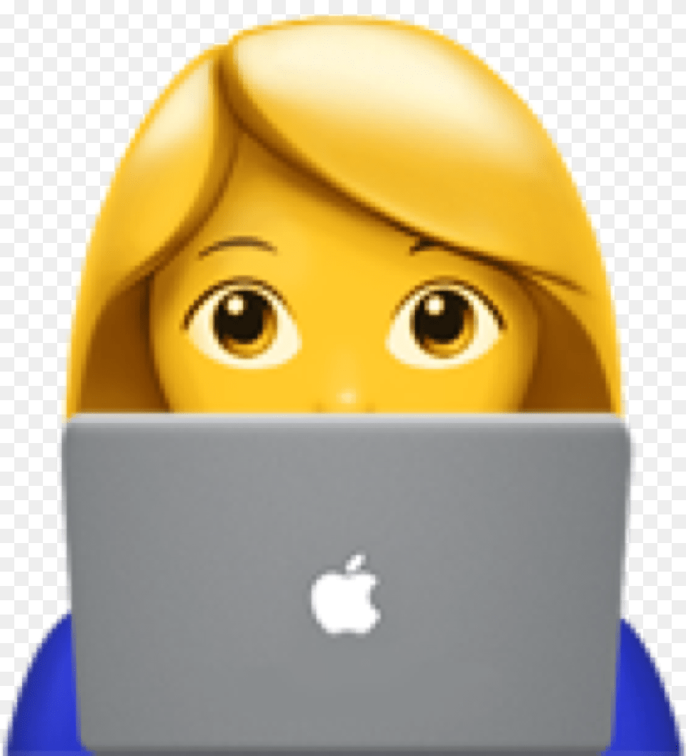 Woman Technologist Emoji, Computer, Electronics, Laptop, Pc Png Image