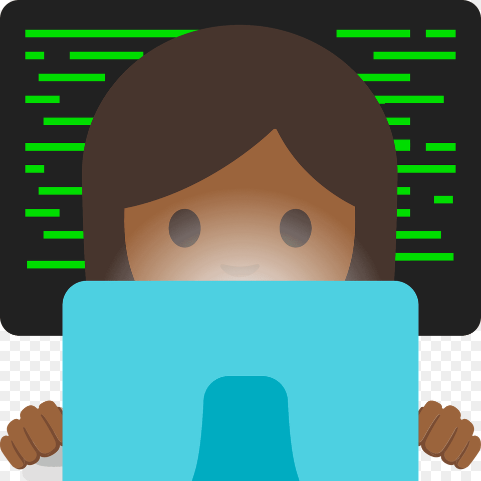 Woman Technologist Emoji Clipart, Person, Reading Free Transparent Png