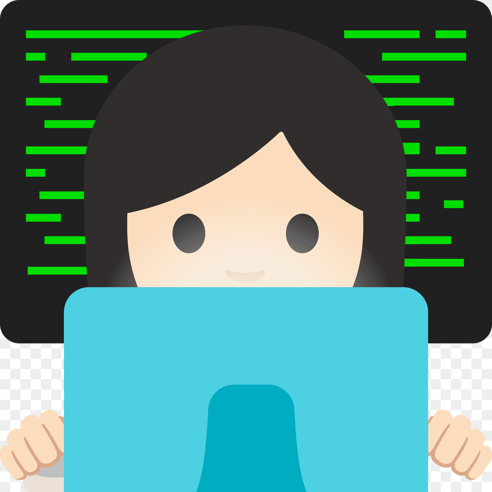 Woman Technologist Emoji Clipart, Person, Reading Png Image