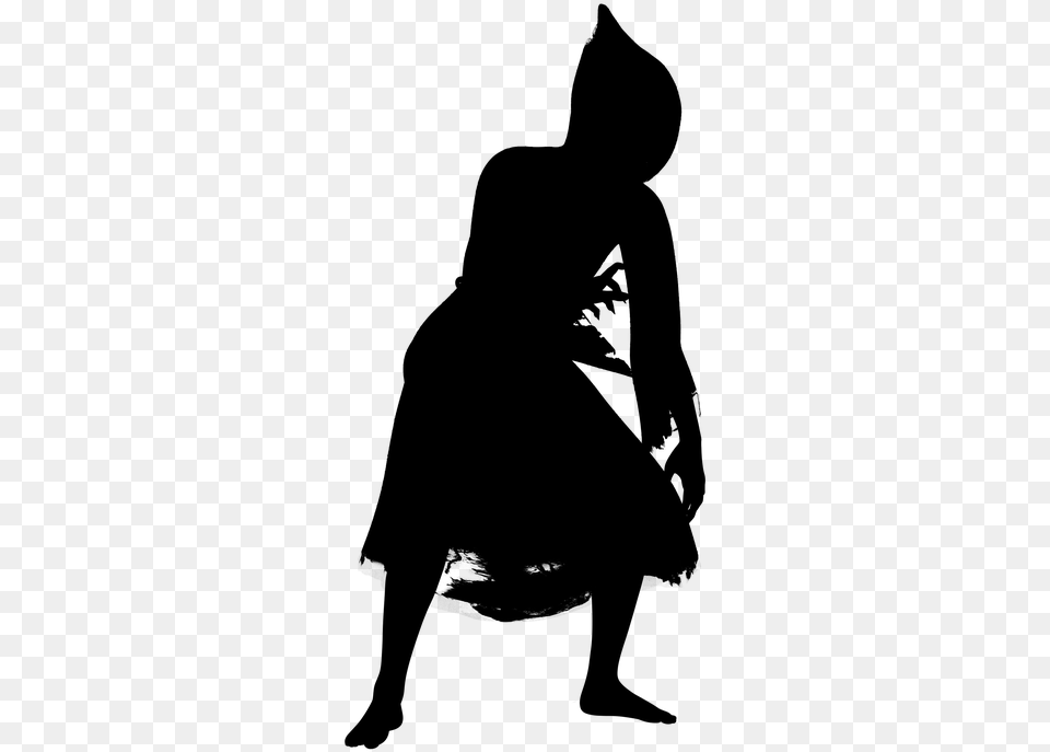 Woman The Witch Silhouette Walpurgis Magic Batman Silhouette, Gray Free Png