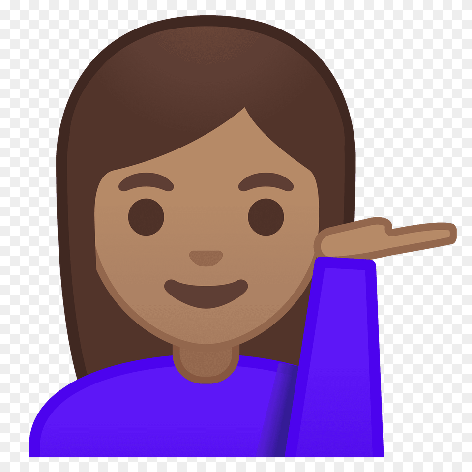 Woman Tipping Hand Emoji Clipart, Face, Head, Person, Photography Free Transparent Png
