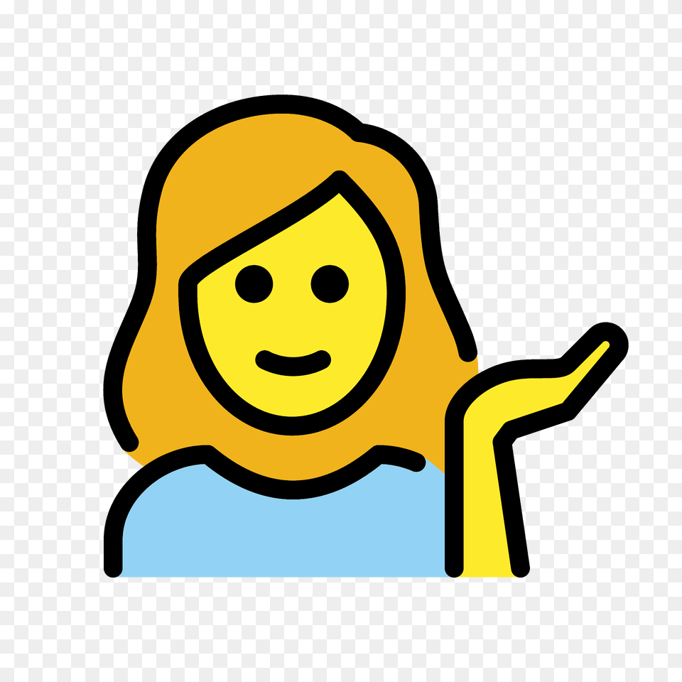Woman Tipping Hand Emoji Clipart, Clothing, Hat, Hood Free Png Download
