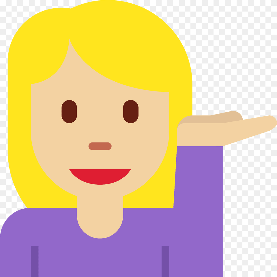 Woman Tipping Hand Emoji Clipart, Face, Head, Person, Baby Free Png Download