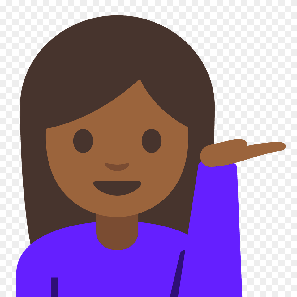 Woman Tipping Hand Emoji Clipart, Face, Head, Person, Photography Png Image
