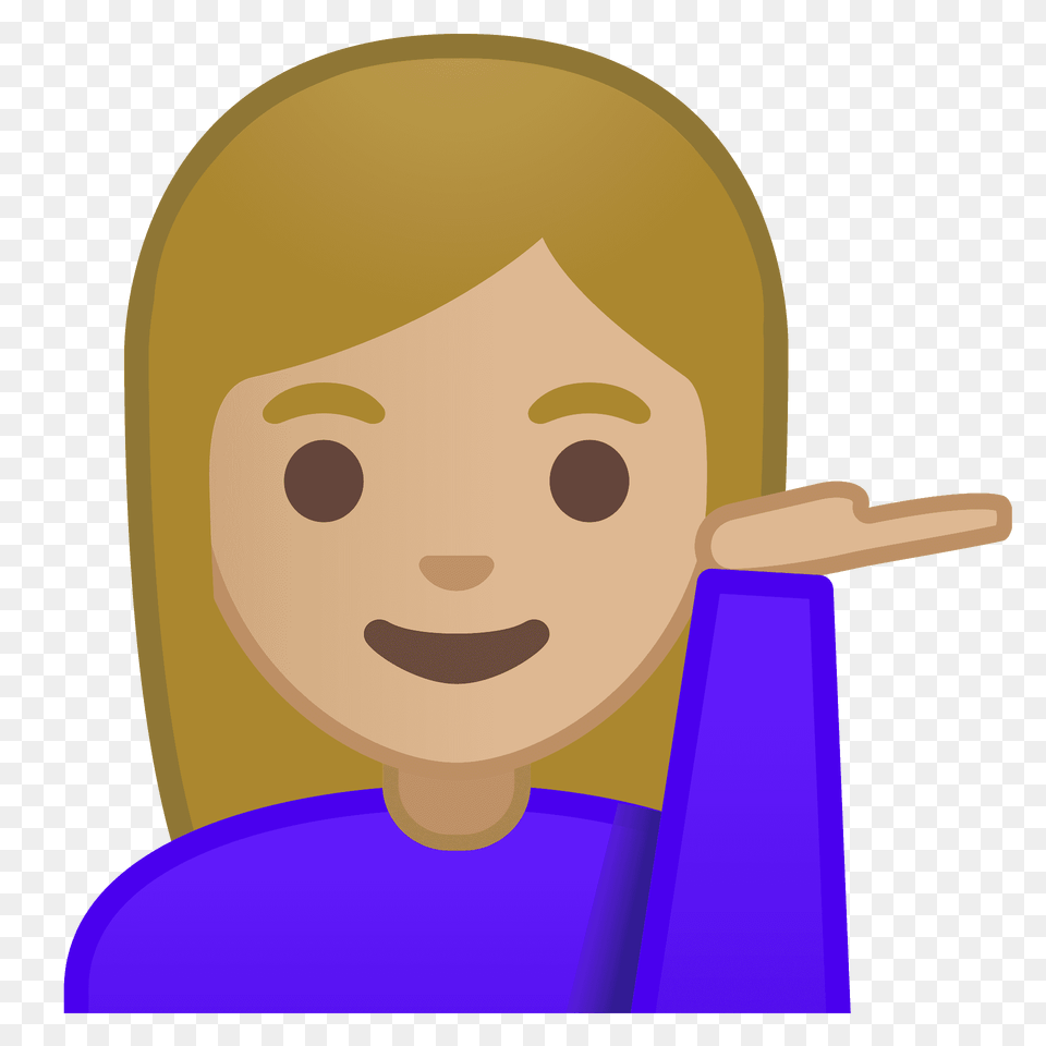 Woman Tipping Hand Emoji Clipart, Face, Head, Person, Photography Free Png Download