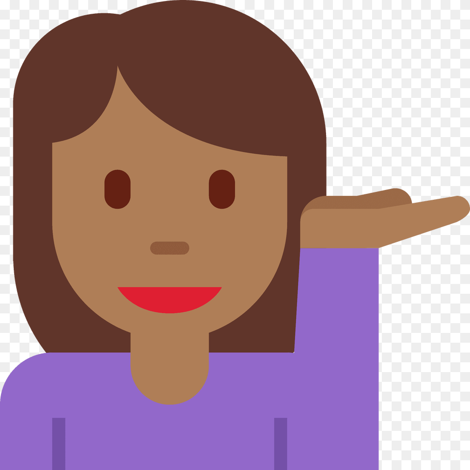 Woman Tipping Hand Emoji Clipart, Face, Head, Person Free Png Download