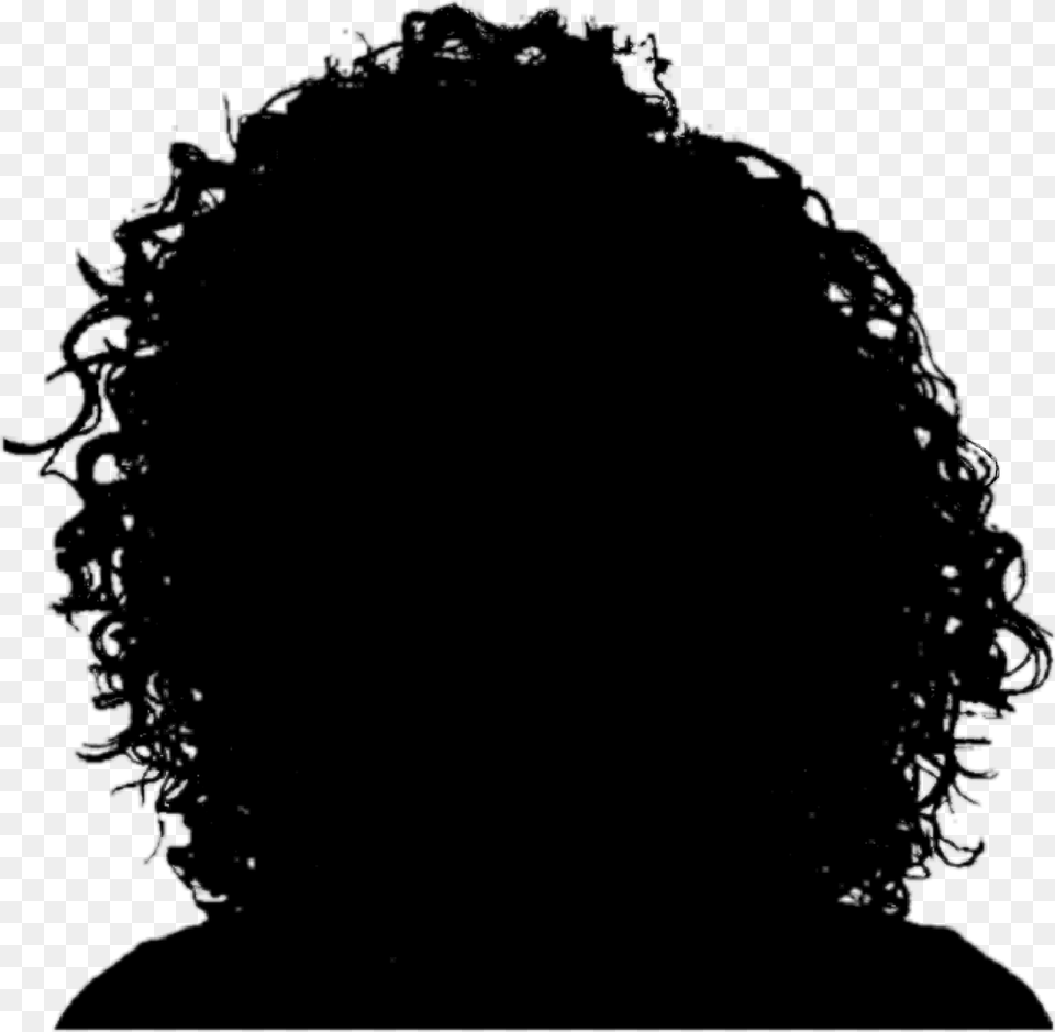 Woman Transparent Curly Hair Silhouette Curly Hair Girl Silhouette, Adult, Bride, Female, Person Free Png