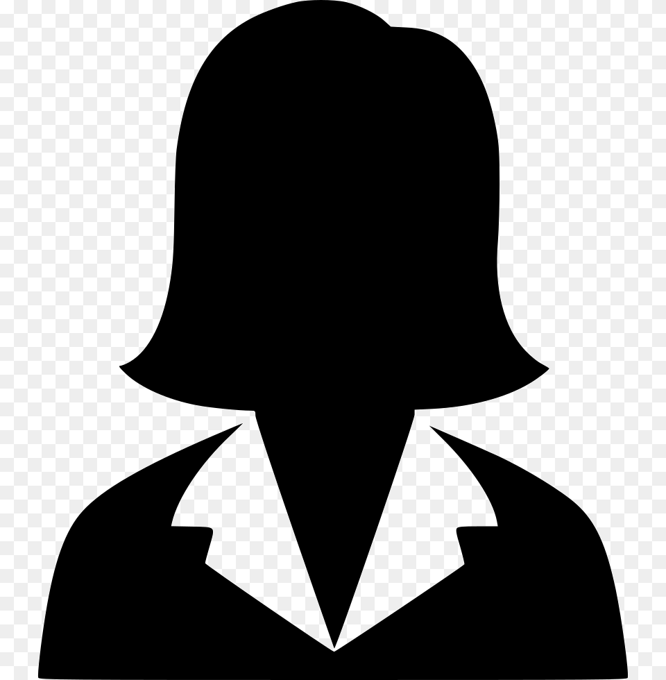 Woman User Woman Account Profile Person Avatar Icon, Silhouette, Stencil, Clothing, Hat Free Png Download