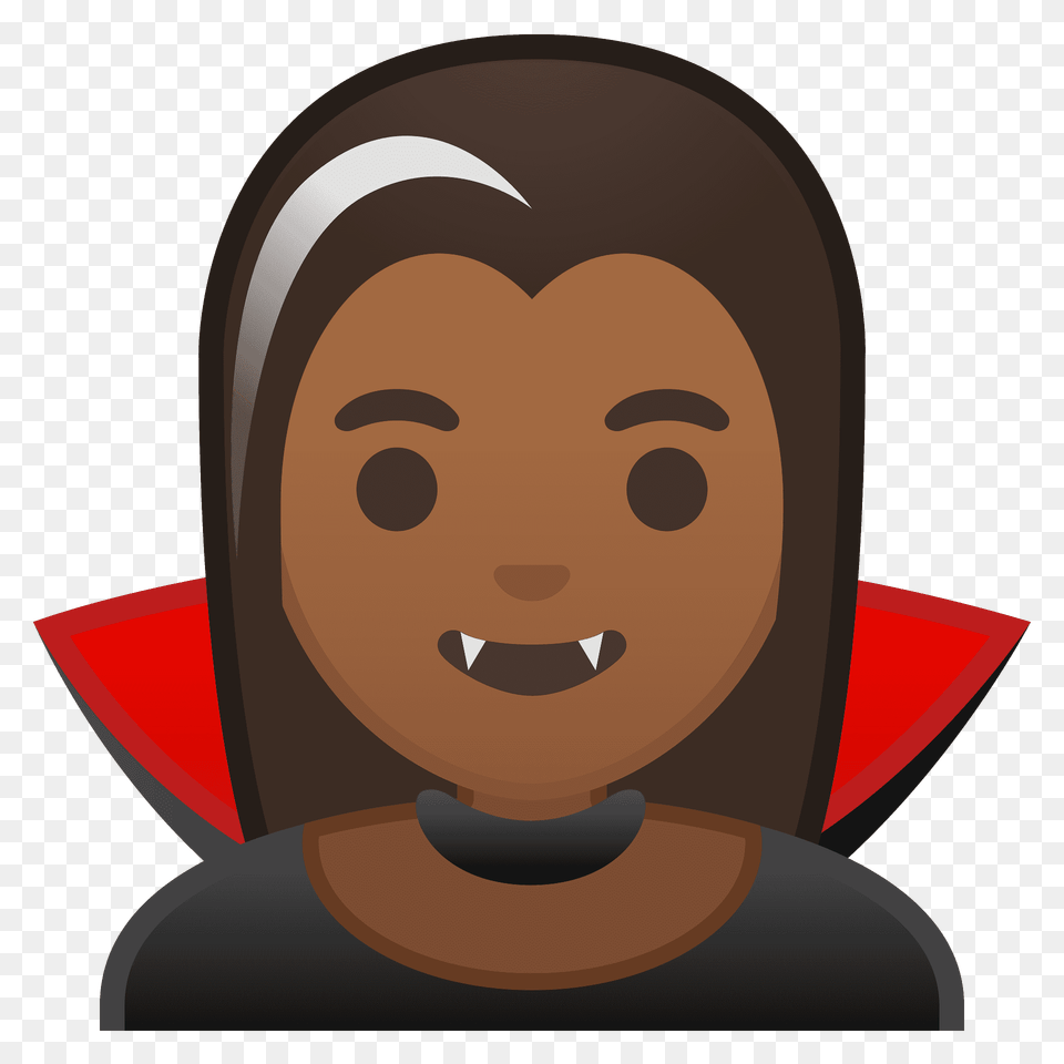 Woman Vampire Emoji Clipart, Head, Person, Face, Photography Free Png