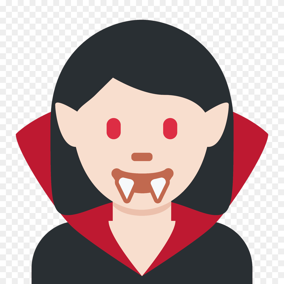 Woman Vampire Emoji Clipart, Photography, Clothing, Hood, Baby Free Png Download