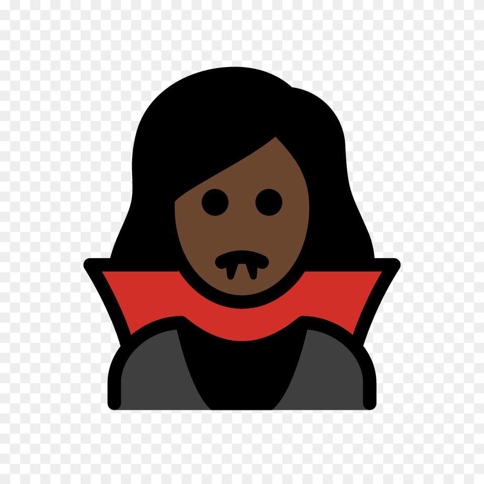 Woman Vampire Emoji Clipart, Person, Reading, Logo, Head Free Transparent Png