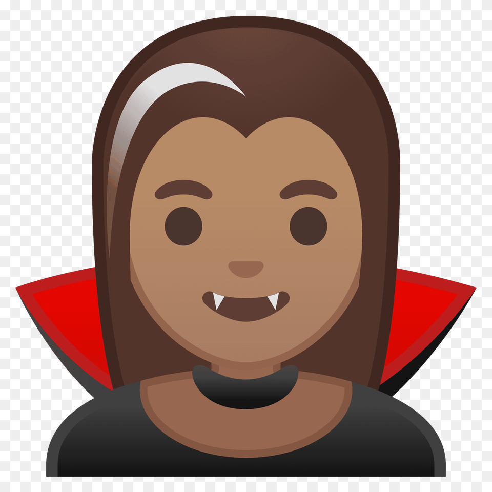 Woman Vampire Emoji Clipart, Head, Person, Baby, Face Free Transparent Png