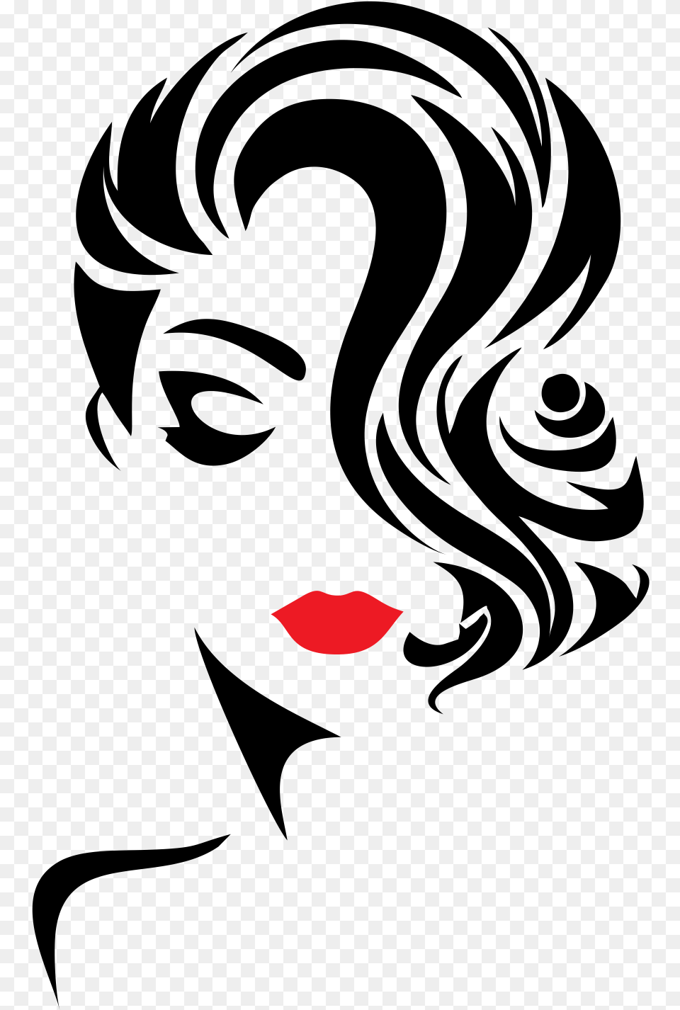 Woman Vector, Cosmetics, Lipstick, Astronomy, Moon Png Image
