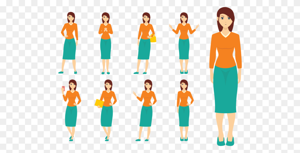 Woman Vector Art, Adult, Female, Person, Clothing Free Png Download