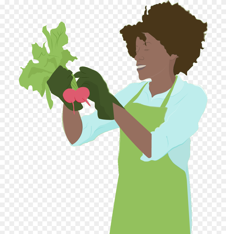 Woman Vegetable Gardening Strawberries, Person, Outdoors, Garden, Nature Free Png Download