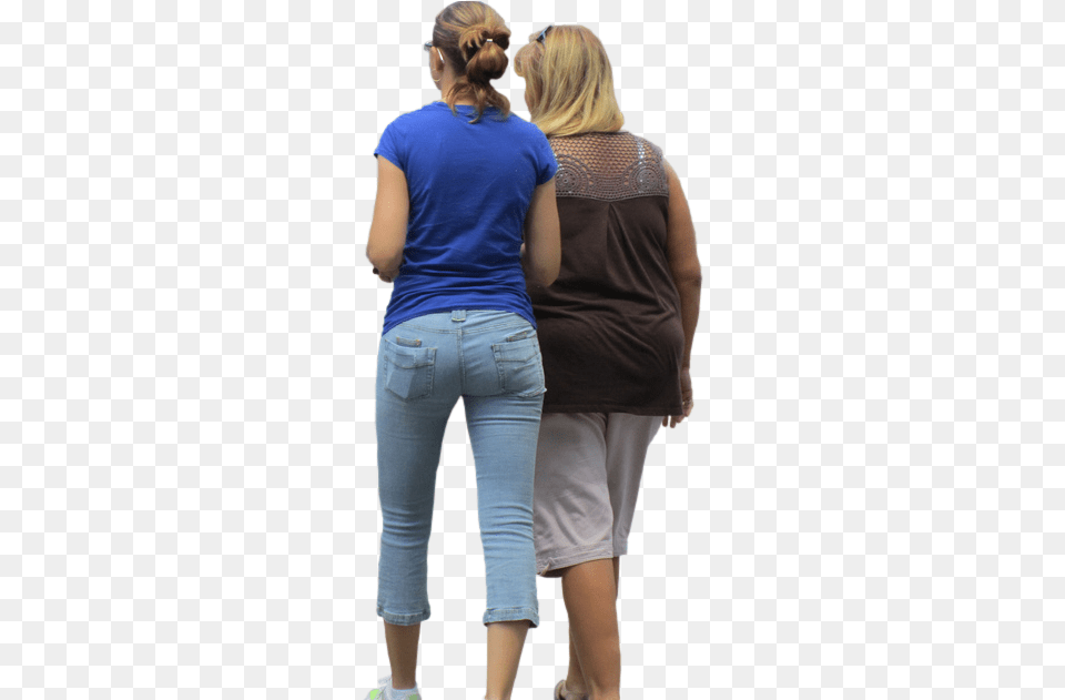 Woman Walking Away Walking People, Adult, Person, Pants, Jeans Free Png Download