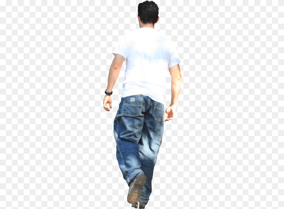 Woman Walking Away Man Walking Away, Pants, Clothing, Jeans, Adult Free Transparent Png