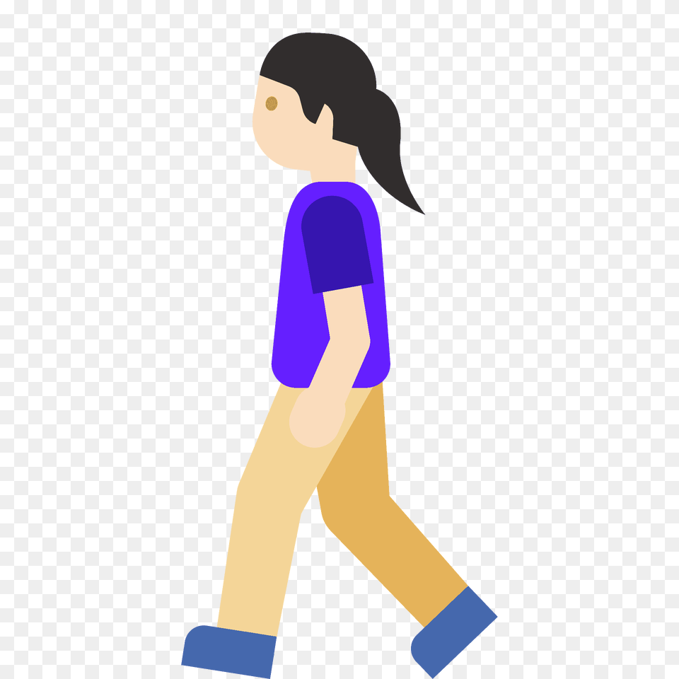 Woman Walking Emoji Clipart, Person, Art, Clothing, Pants Png