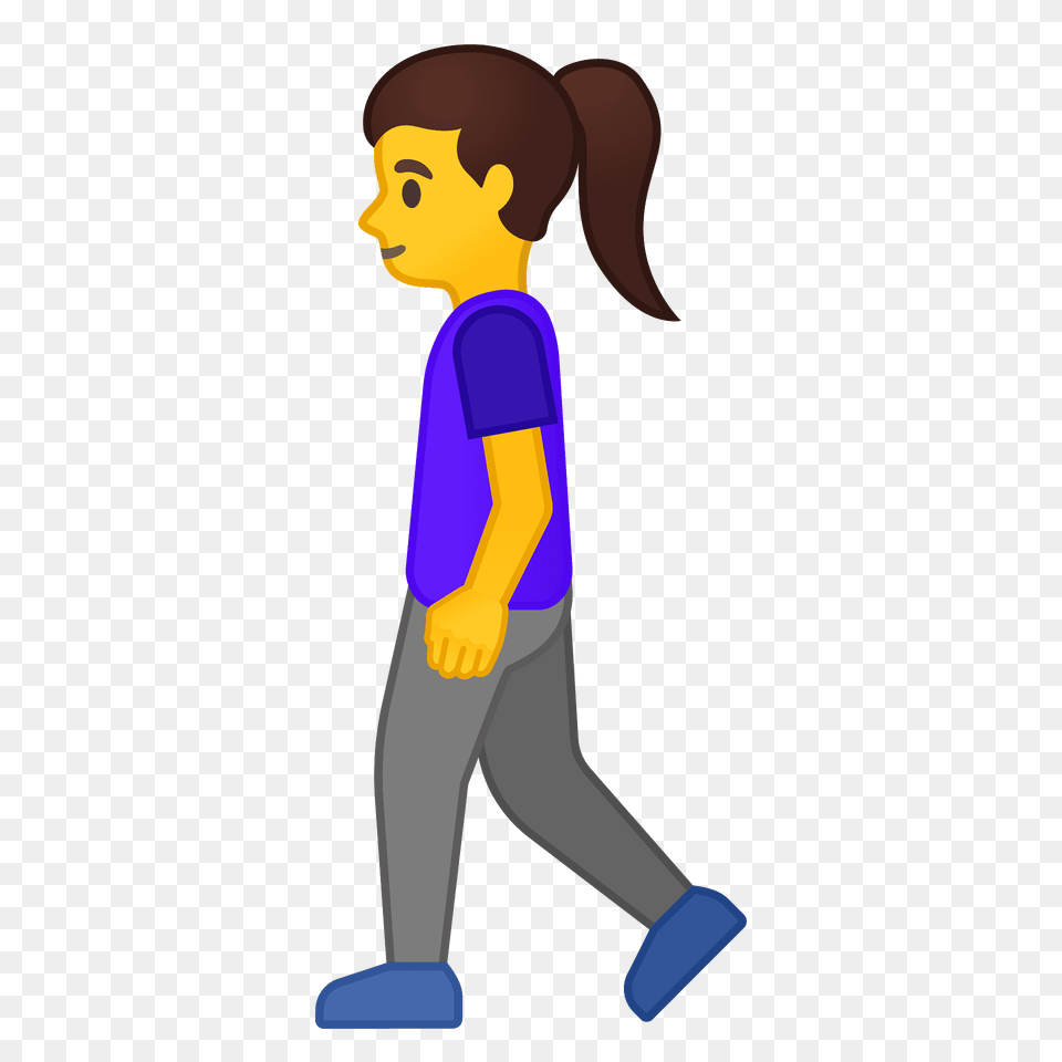 Woman Walking Emoji Clipart, Person, Male, Boy, Child Free Png