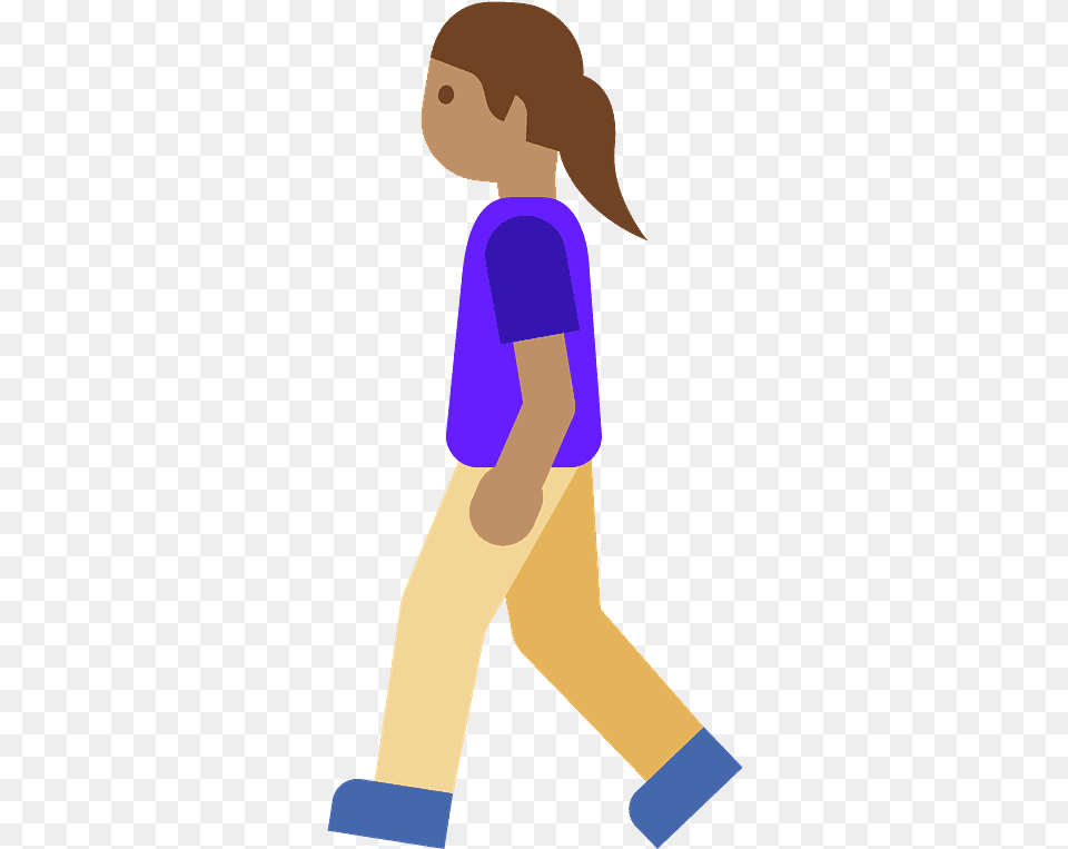 Woman Walking Emoji Clipart Andando, Person, Boy, Child, Male Png