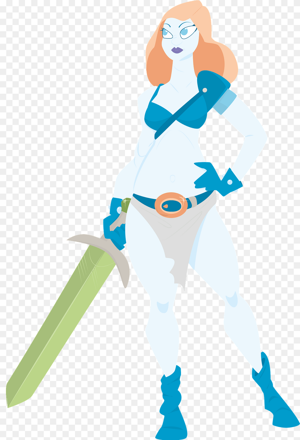 Woman Warrior Clipart, Clothing, Person, Costume, Weapon Free Png Download
