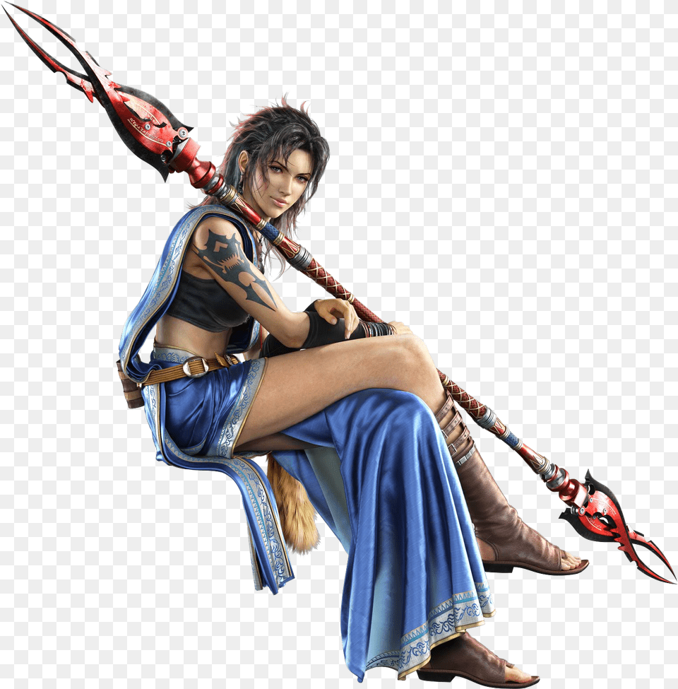 Woman Warrior Clipart Girl Final Fantasy Oerba, Adult, Female, Person, Weapon Png