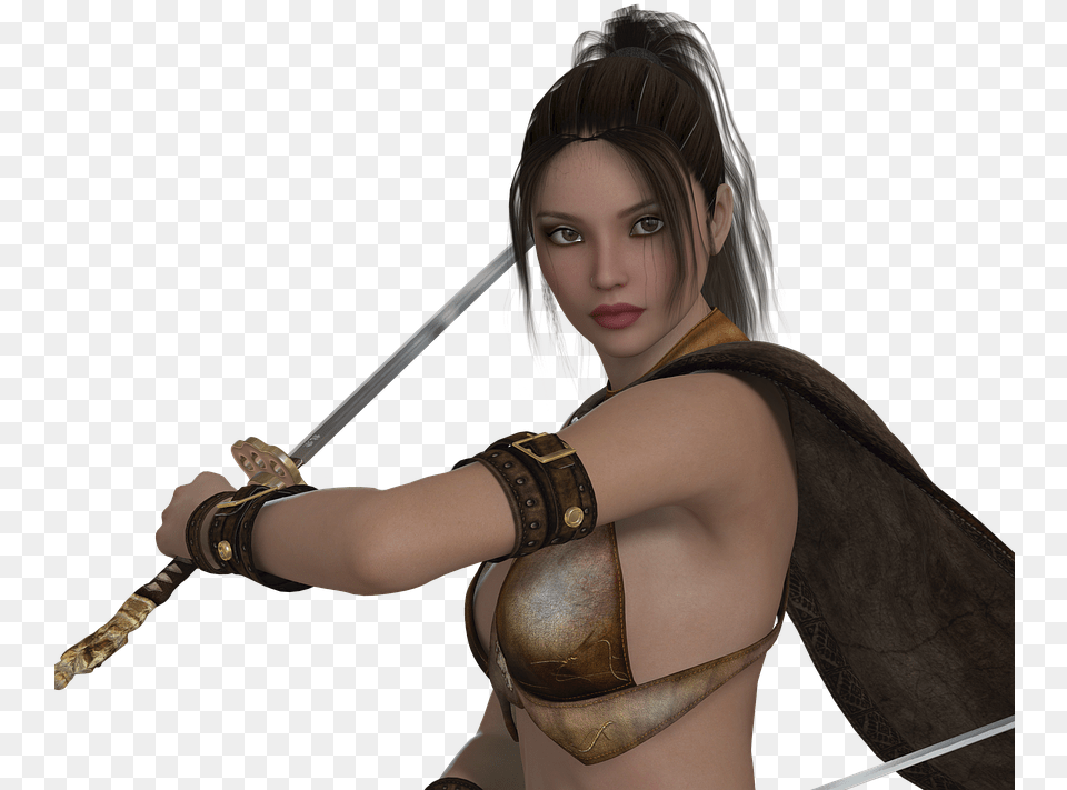 Woman Warrior Elegant Beauty Determined Heroine X Rated Movies 2019, Weapon, Sword, Adult, Person Free Png Download
