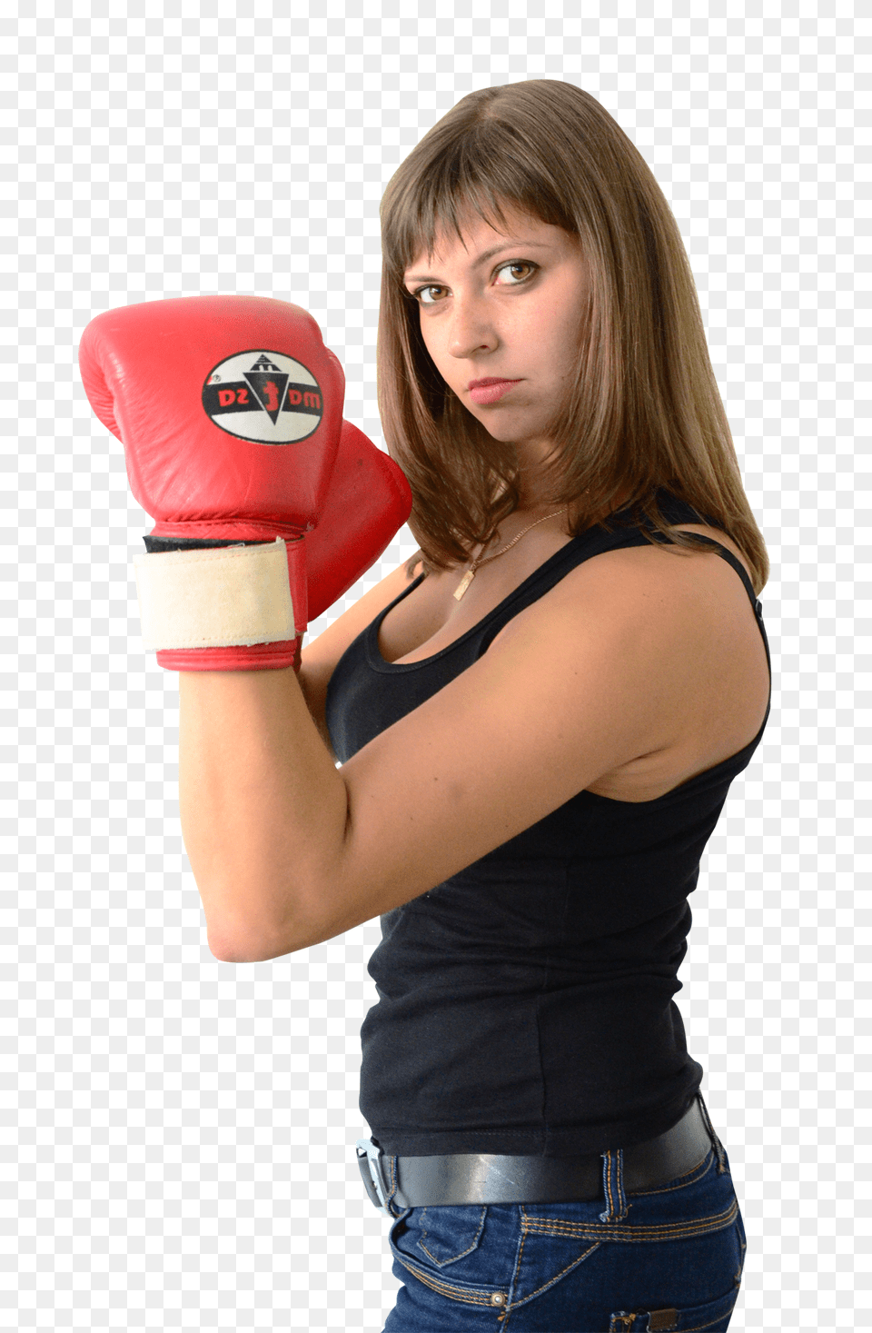 Woman Wearing Boxing Gloves Image Pngpix Boxing Woman Transparent, Adult, Person, Female, Clothing Png