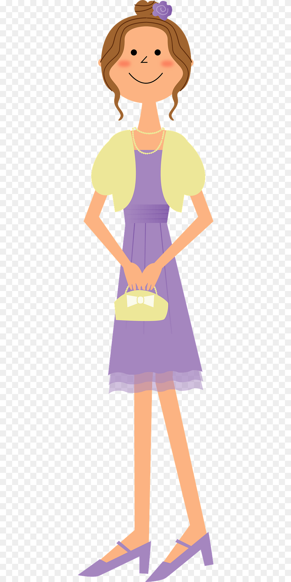 Woman Wearing Party Fashion Clipart, Person, Face, Head, Accessories Free Png Download