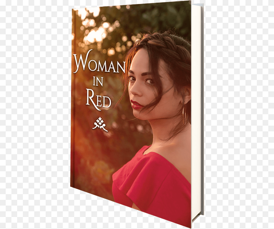 Woman Wearing Red, Book, Publication, Adult, Portrait Free Transparent Png