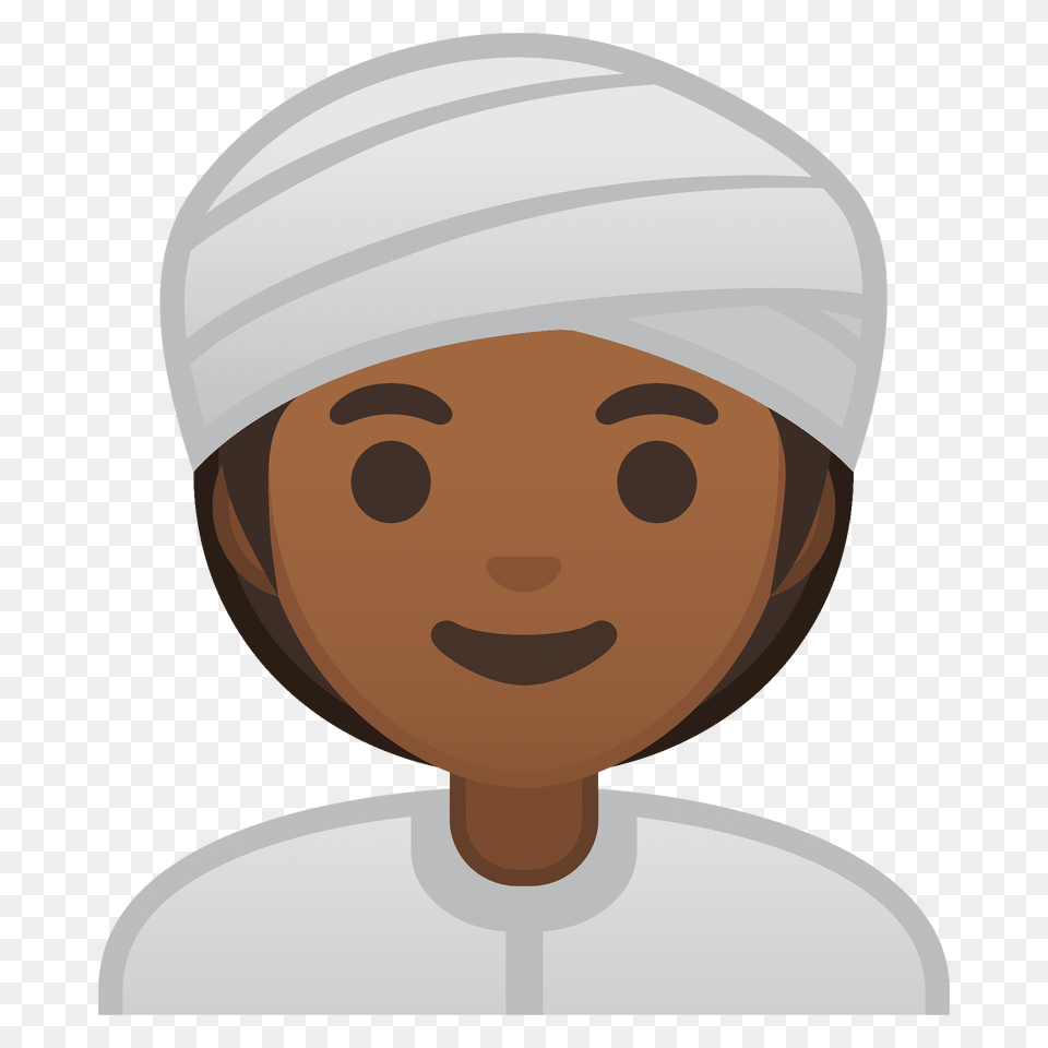 Woman Wearing Turban Emoji Clipart, Bathing Cap, Cap, Clothing, Hat Free Png