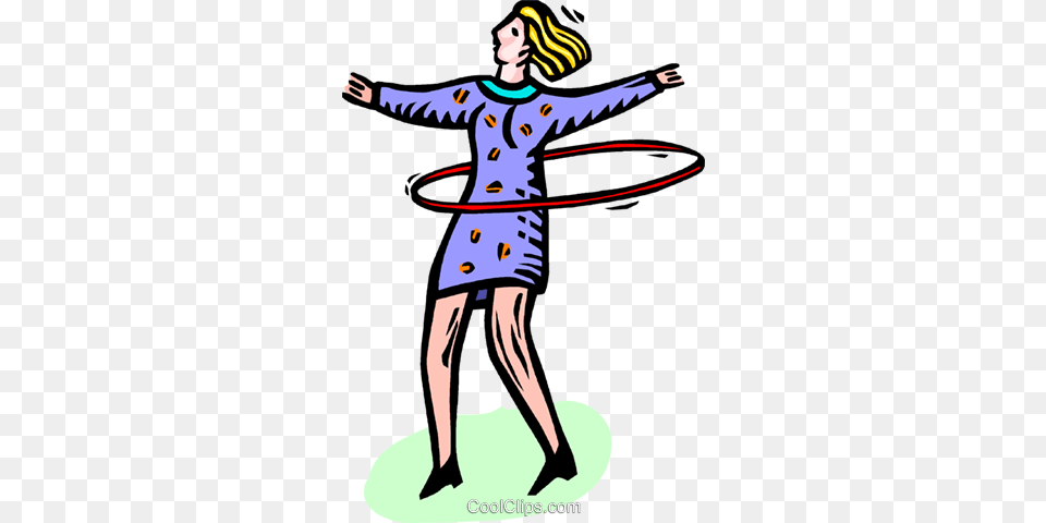 Woman With A Hula Hoop Royalty Vector Clip Art Clipart, Toy, Person, Face, Head Png