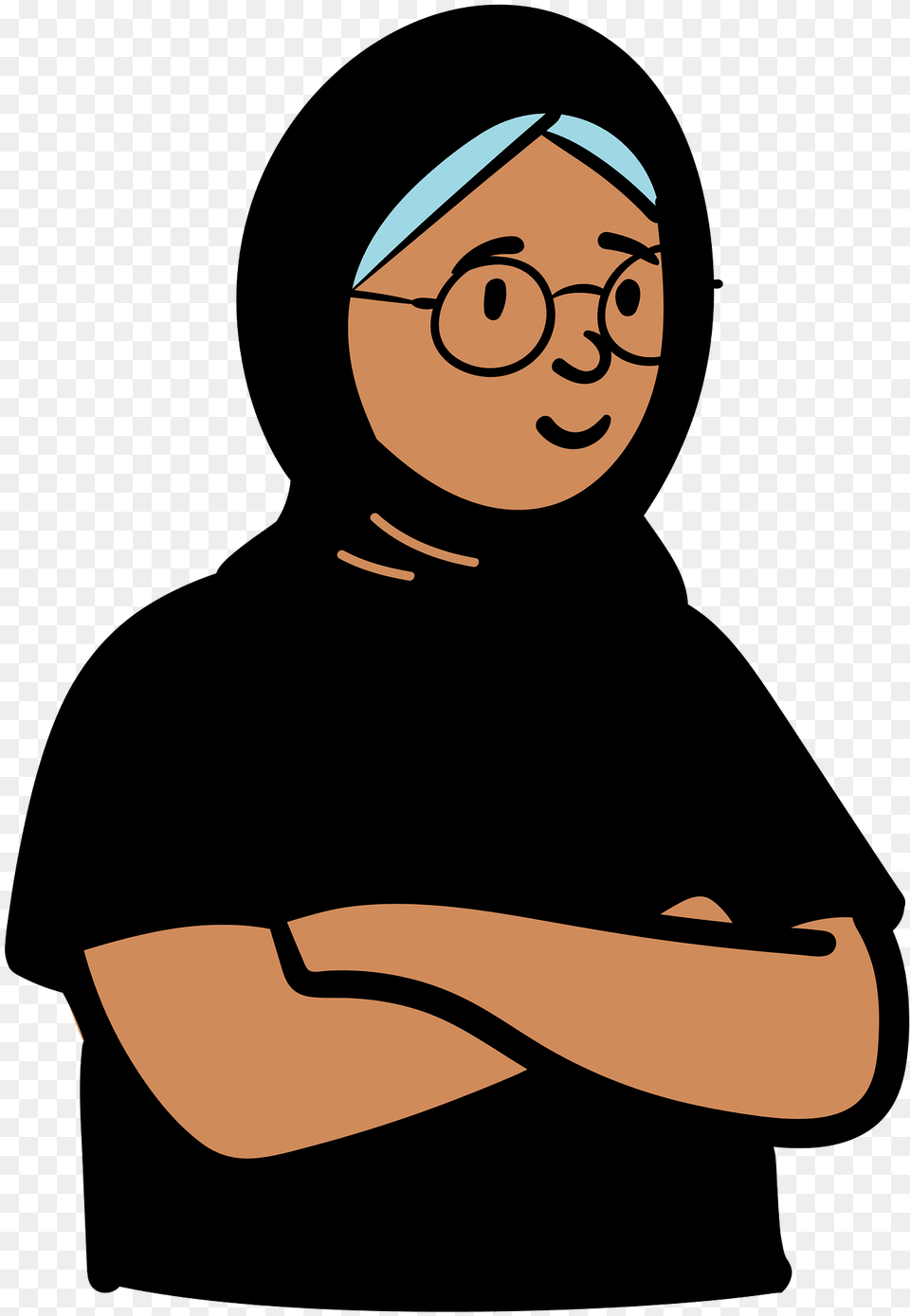 Woman With Arms Crossed Clipart, Adult, Person, Female, Head Free Png