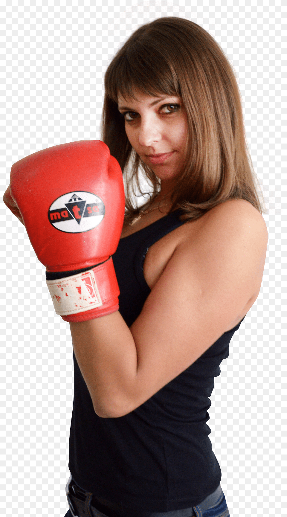 Woman With Boxing Gloves Image Woman Kickboxing, Adult, Female, Person, Clothing Free Png Download