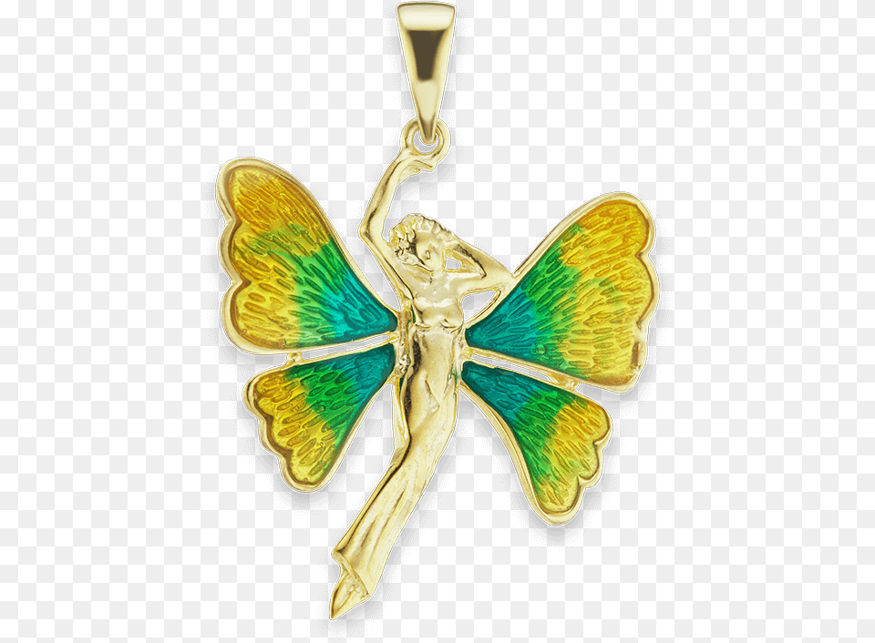 Woman With Butterfly Wings Charm Locket, Accessories, Jewelry, Cross, Pendant Png
