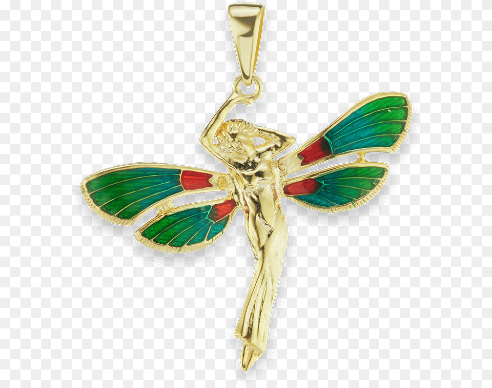 Woman With Butterfly Wings Charm Locket, Accessories, Jewelry, Pendant, Cross Free Png Download