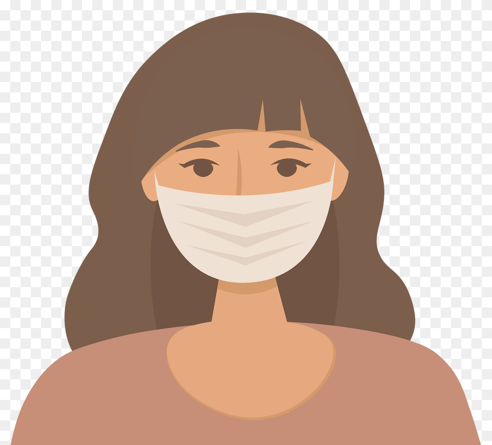 Woman With Face Mask Clipart, Head, Person, Photography, Portrait Free Transparent Png