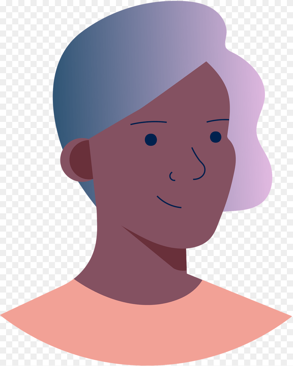 Woman With Grey Hair Clipart, Body Part, Person, Neck, Face Free Transparent Png