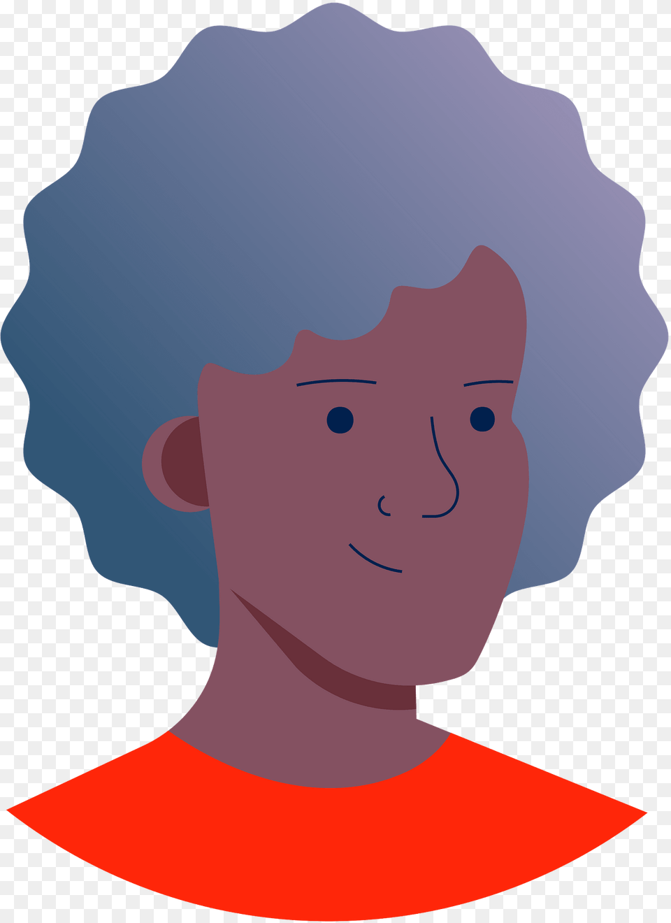 Woman With Grey Hair Clipart, Body Part, Face, Head, Neck Free Png Download